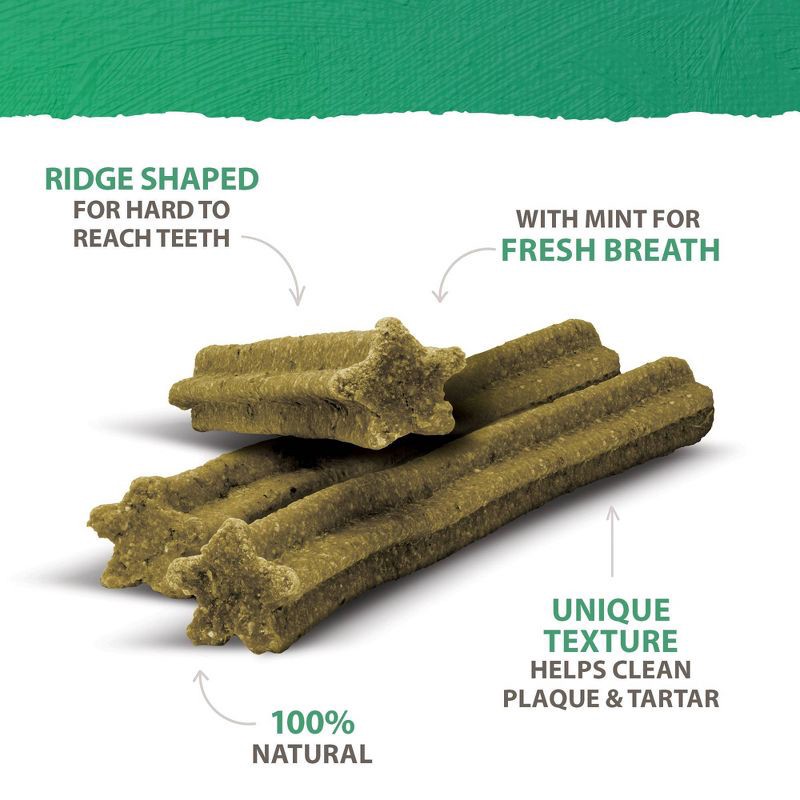 slide 2 of 8, Caledon Farms Plaque Busters All Ages Dental and Hard Fresh Dog Treat Chews with Sweet Potato Flavor - 7oz, 7 oz