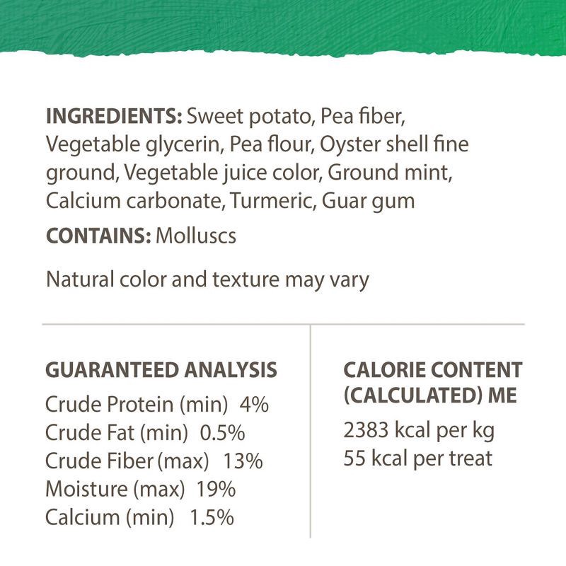 slide 8 of 8, Caledon Farms Plaque Busters All Ages Dental and Hard Fresh Dog Treat Chews with Sweet Potato Flavor - 7oz, 7 oz