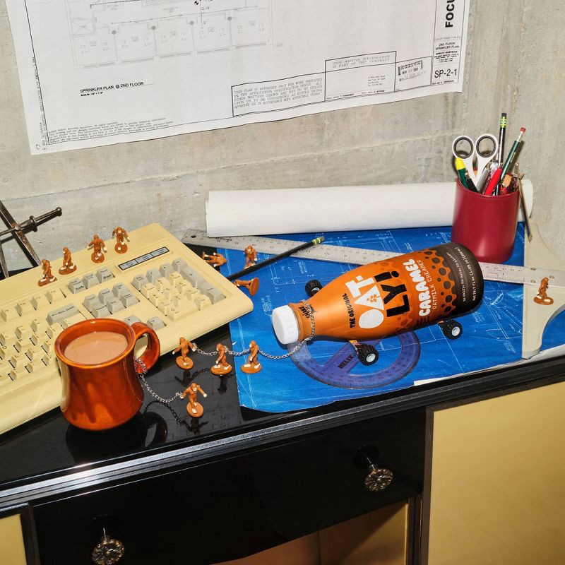 slide 3 of 3, Oatly Oatmilk Creamer Caramel Non-Dairy Coffee Creamer - 29.7 fl oz, 29.7 fl oz