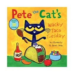 Harper Collins Pete the Cat's Wacky Taco Tuesday - by James Dean & Kimberly Dean (Paperback)