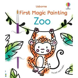 Harper Collins First Magic Painting Zoo - by Abigail Wheatley (Paperback)