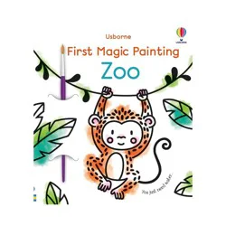 Harper Collins First Magic Painting Zoo - by Abigail Wheatley (Paperback)