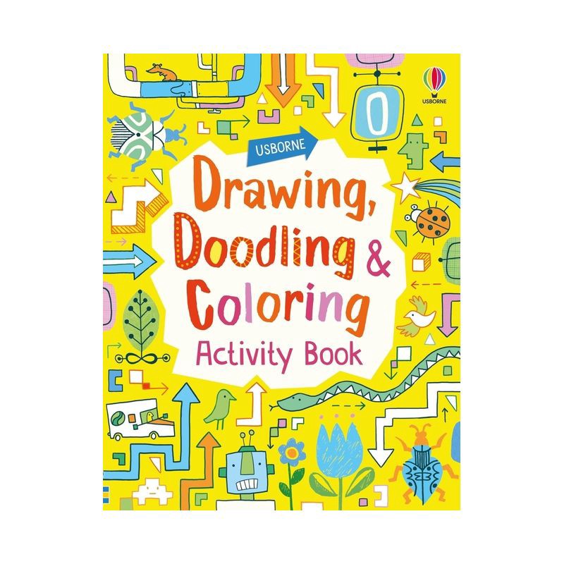 slide 1 of 1, Usborne Books Drawing, Doodling and Coloring Activity Book - by Fiona Watt & James MacLaine (Paperback), 1 ct