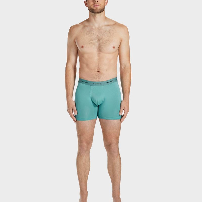 slide 8 of 10, Pair of Thieves Men's Quick Dry Boxer Briefs 3pk - Green S: Mid Rise, Knit, Small Size, 3 ct
