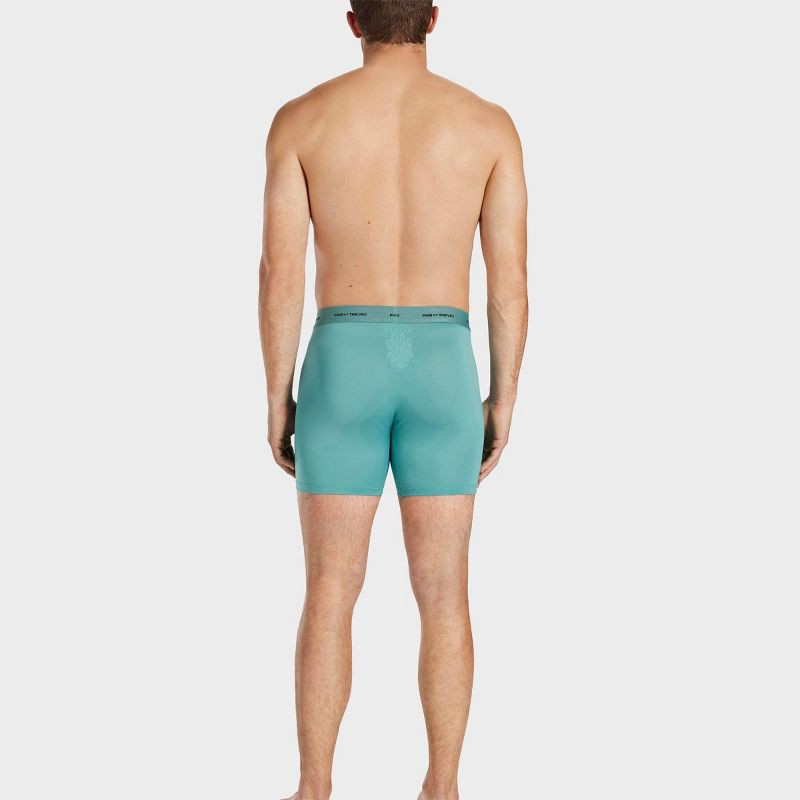 slide 9 of 10, Pair of Thieves Men's Quick Dry Boxer Briefs 3pk - Green S: Mid Rise, Knit, Small Size, 3 ct