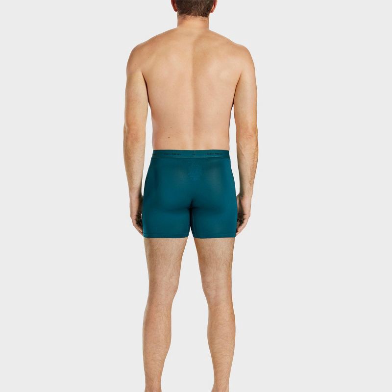 slide 5 of 10, Pair of Thieves Men's Quick Dry Boxer Briefs 3pk - Green L: Mid Rise, Knit, Elastic Waistband, 3 ct