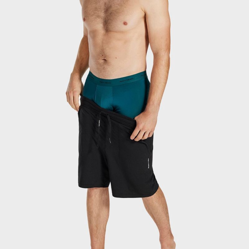 slide 4 of 10, Pair of Thieves Men's Quick Dry Boxer Briefs 3pk - Green XL: Polyester Spandex Mid Rise Knit, 3 ct