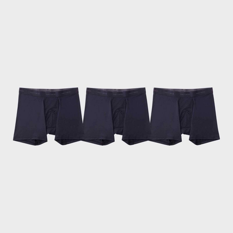 slide 1 of 6, Pair of Thieves Men's Quick Dry Boxer Briefs 3pk - Black M: Mid Rise, Knit Fabric, Machine Washable, Medium Size, 3 ct