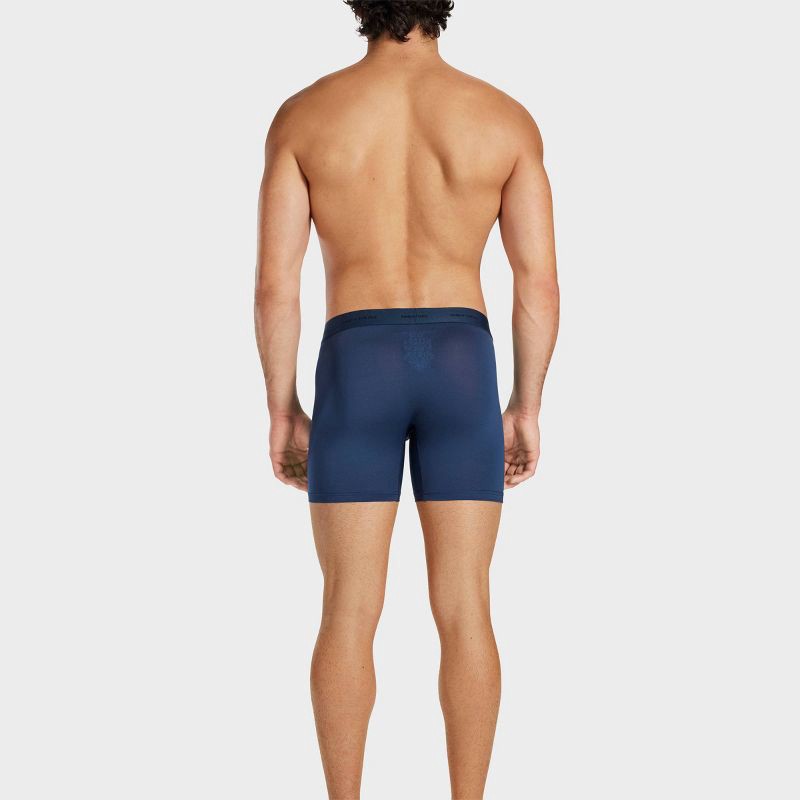 slide 5 of 9, Pair of Thieves Men's Quick Dry Boxer Briefs 3pk - Navy Blue S: Mid Rise, Knit, Elastic Waistband, 3 ct