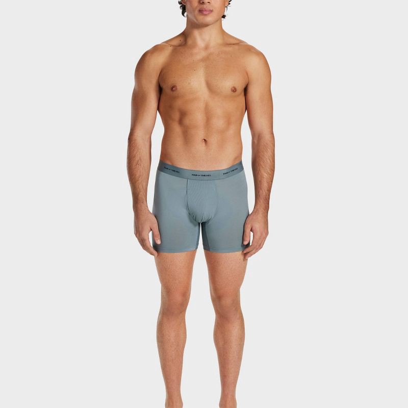 slide 6 of 9, Pair of Thieves Men's Quick Dry Boxer Briefs 3pk - Navy Blue S: Mid Rise, Knit, Elastic Waistband, 3 ct