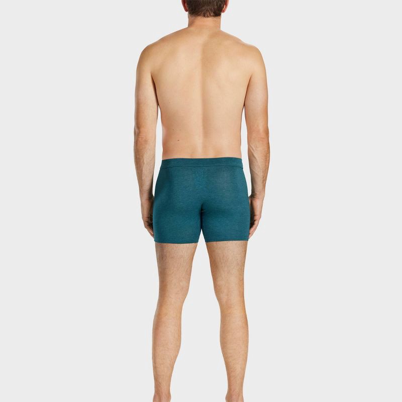 slide 10 of 11, Pair of Thieves Men's Quick Dry Cotton Boxer Briefs 3pk - Green L: Mid Rise, Knit, Fold Over Waistband, 3 ct