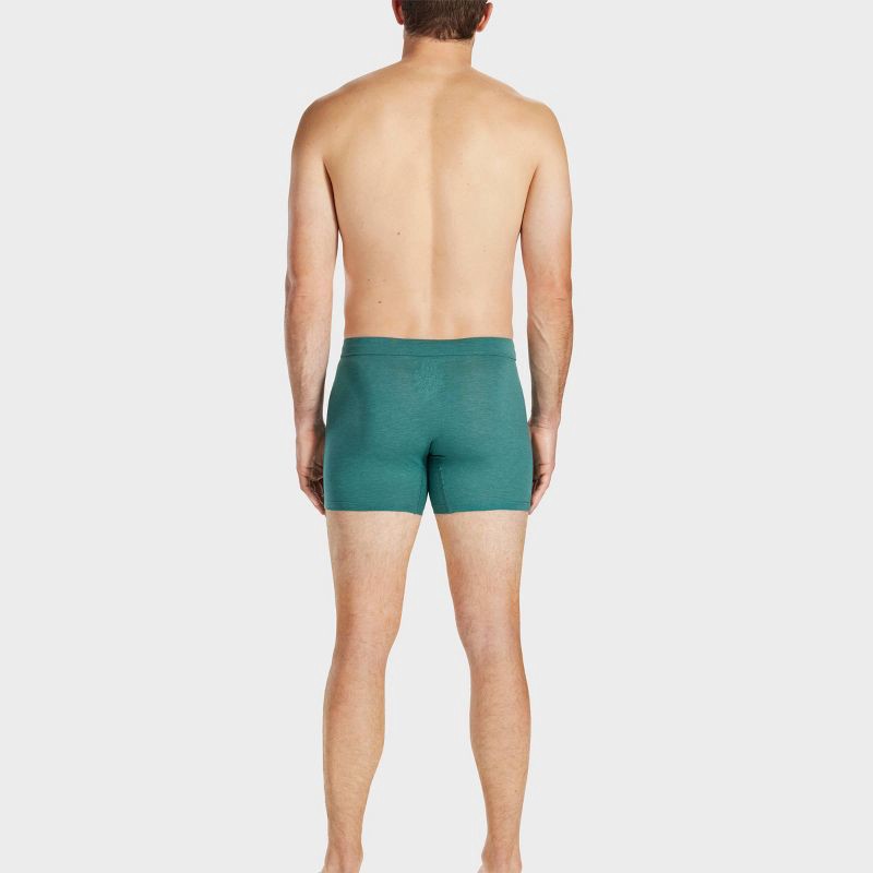 slide 7 of 11, Pair of Thieves Men's Quick Dry Cotton Boxer Briefs 3pk - Green XL: Mid Rise, Knit, Solid Pattern, 3 ct