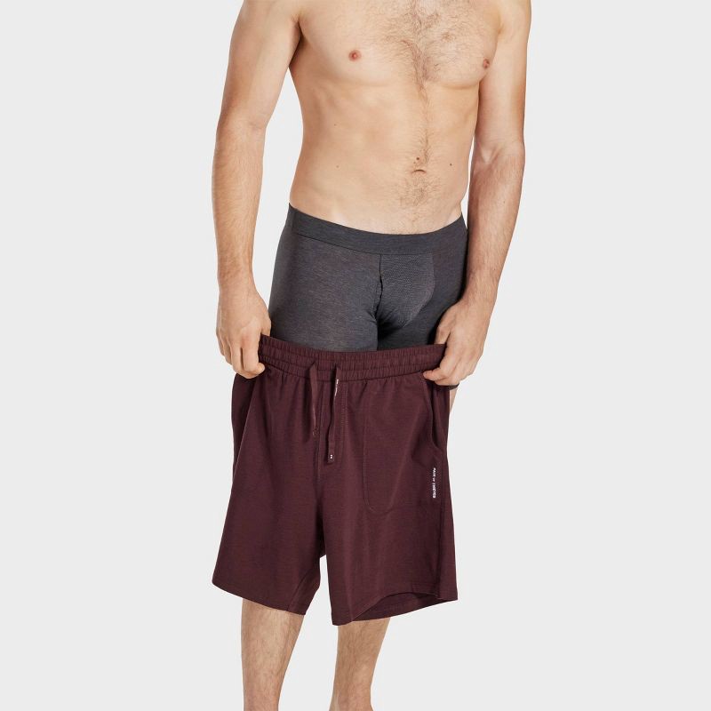 slide 11 of 11, Pair of Thieves Men's Quick Dry Cotton Boxer Briefs 3pk - Gray S: Mid Rise, Fold Over Waistband, Machine Washable, Knit Fabric, 3 ct