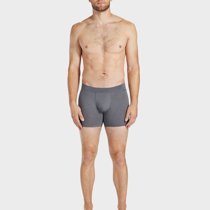 slide 3 of 11, Pair of Thieves Men's Quick Dry Cotton Boxer Briefs 3pk - Gray M: Mid Rise, Knit, Elastic Waistband, 3 ct