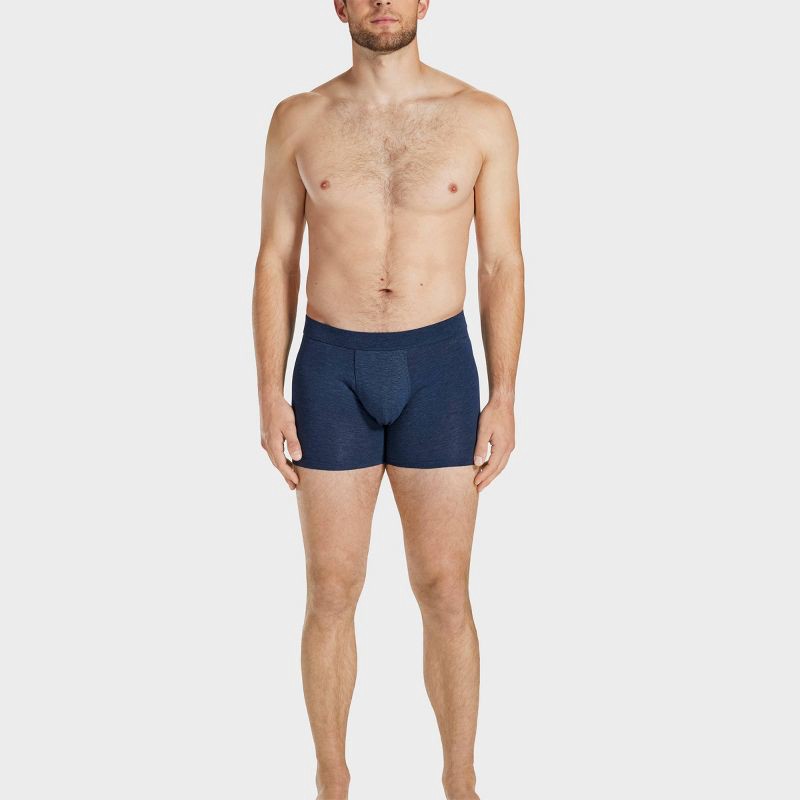 slide 9 of 11, Pair of Thieves Men's Quick Dry Cotton Boxer Briefs 3pk - Navy Blue M: Mid Rise, Full Waistband Elastic, 3 ct