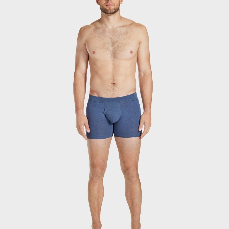 slide 3 of 11, Pair of Thieves Men's Quick Dry Cotton Boxer Briefs 3pk - Navy Blue XL: Mid Rise, Elastic Waistband, 3 ct
