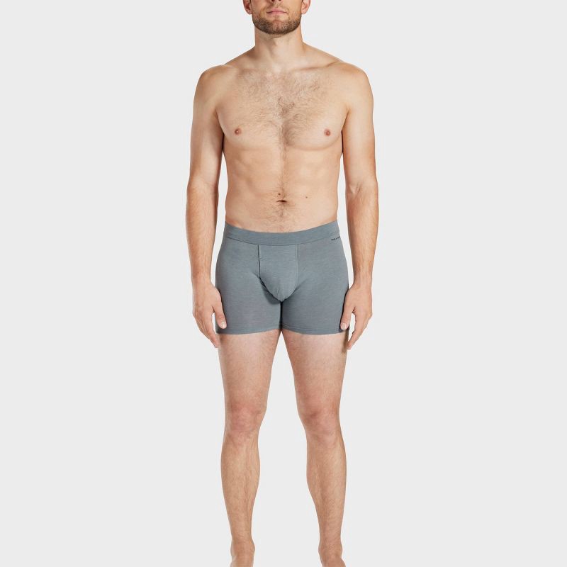 slide 6 of 11, Pair of Thieves Men's Quick Dry Cotton Boxer Briefs 3pk - Navy Blue XL: Mid Rise, Elastic Waistband, 3 ct