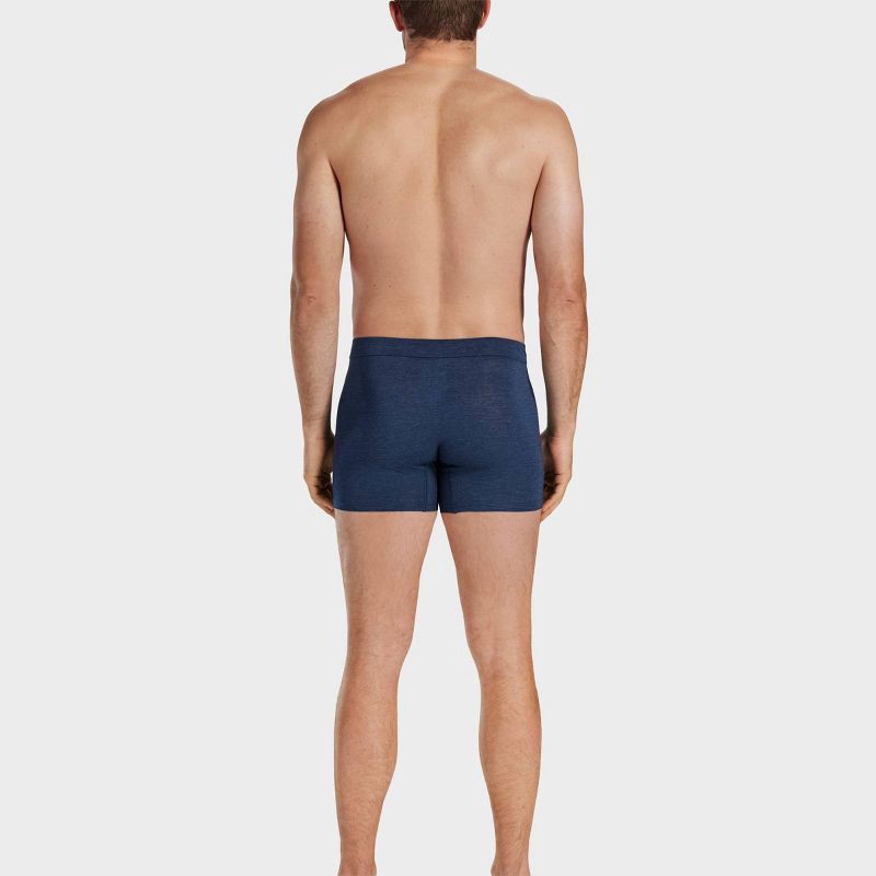 slide 10 of 11, Pair of Thieves Men's Quick Dry Cotton Boxer Briefs 3pk - Navy Blue XL: Mid Rise, Elastic Waistband, 3 ct
