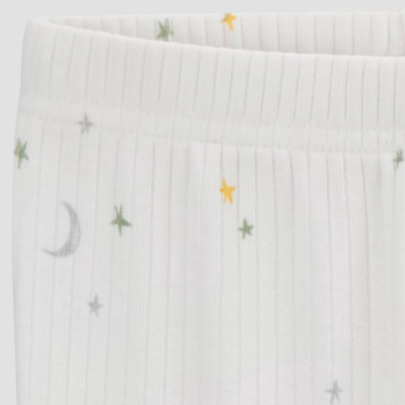 slide 3 of 6, Carter's Just One You® Baby 2pk Pants - Sage Green/White Preemie: Cotton Blend, Slim Fit, Elastic Waist, Machine Washable, 2 ct