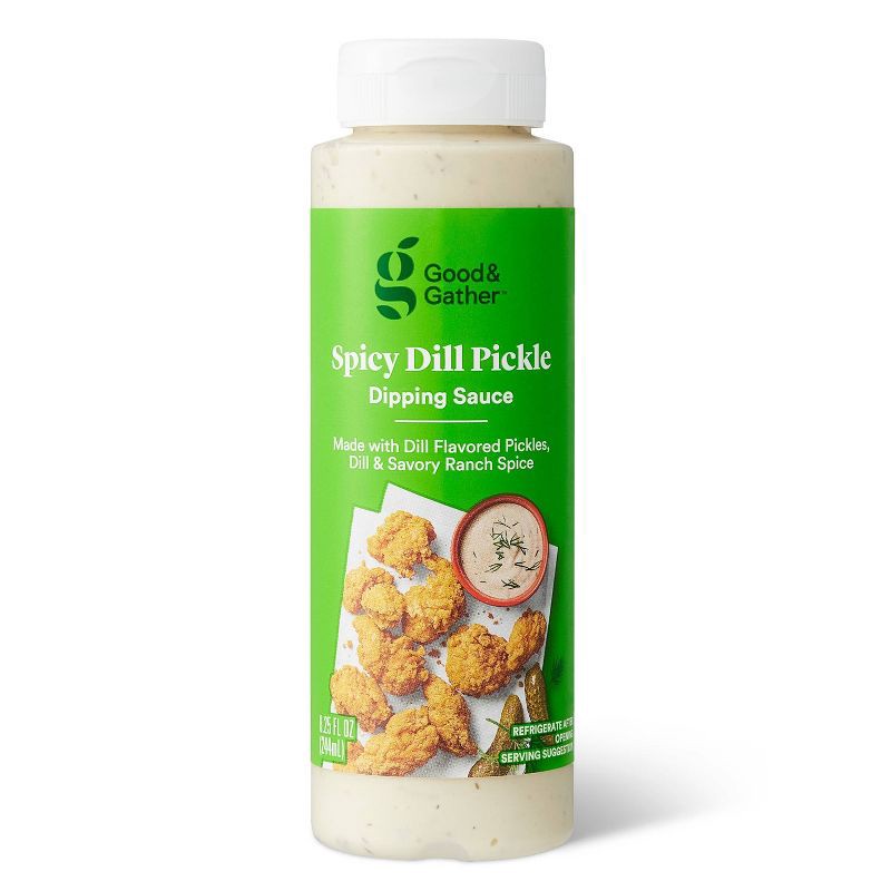 slide 1 of 5, Spicy Dill Pickle Dipping Sauce - 8.25 fl oz - Good & Gather™, 8.25 fl oz