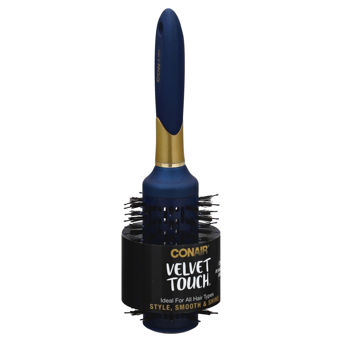 slide 6 of 11, Conair Velvet Touch Hairbrush 1 ea, 1 ct