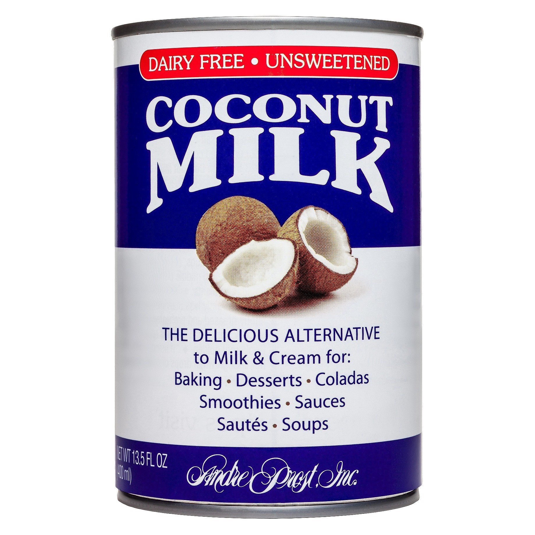 slide 1 of 9, Andre Prost Dairy-Free Unsweetened Coconut Milk 13.5 oz, 13.5 oz