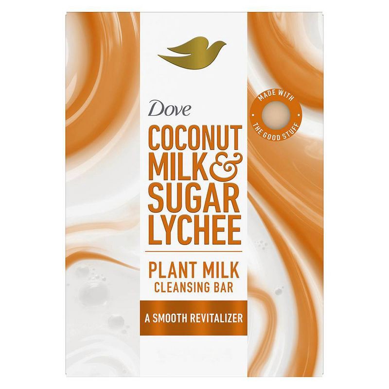 slide 2 of 11, Dove Beauty Plant Based Bar Soap - Coconut Milk & Sugar Lychee - 5oz, 5 oz