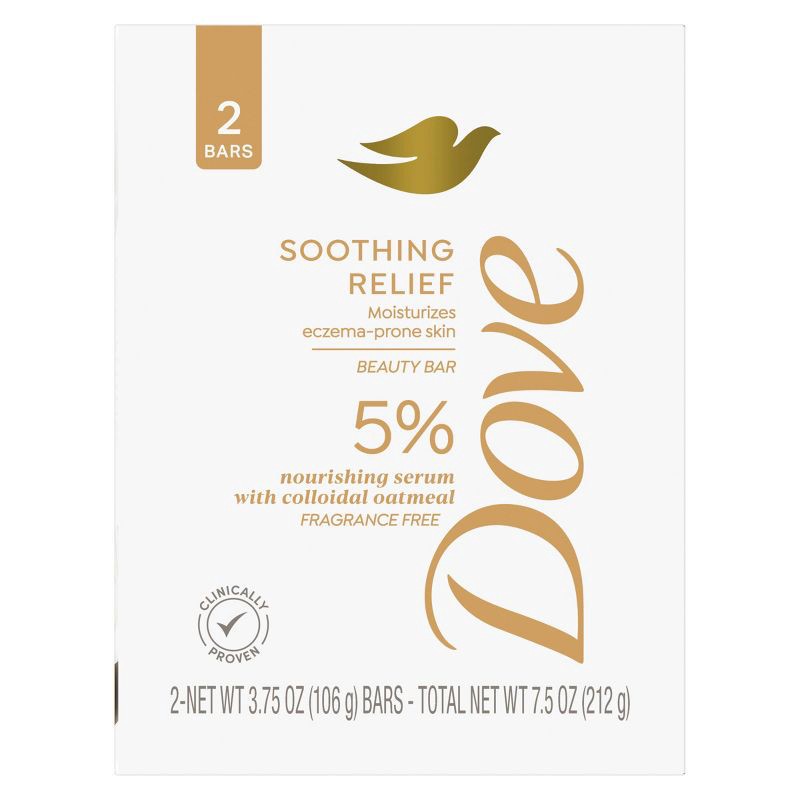 slide 2 of 12, Dove Beauty Excema Bar Soap - 2ct, 2 ct