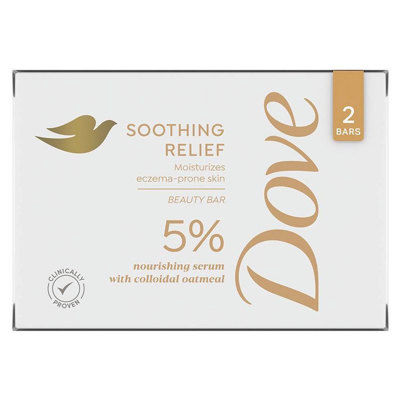 slide 5 of 12, Dove Beauty Excema Bar Soap - 2ct, 2 ct