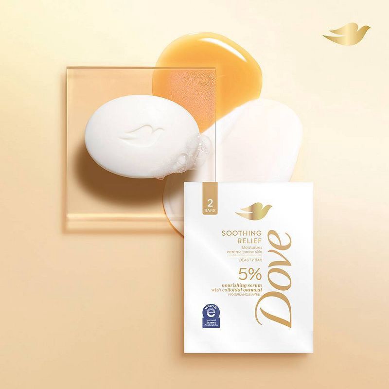 slide 7 of 12, Dove Beauty Excema Bar Soap - 2ct, 2 ct