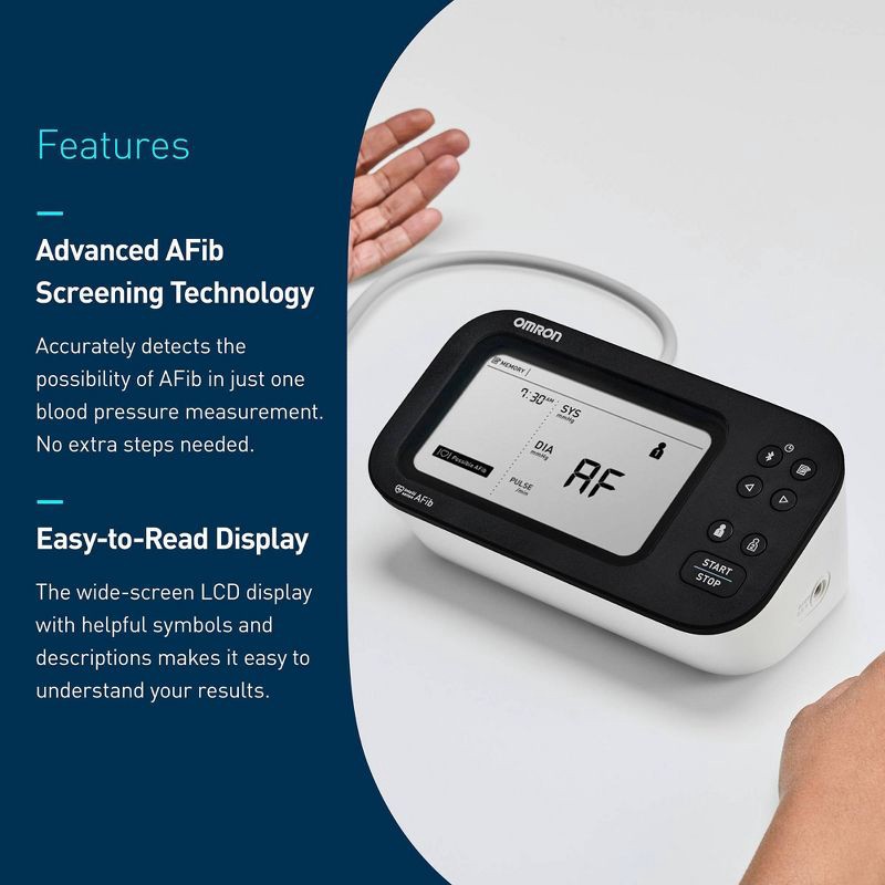 slide 3 of 9, Omron Series 7 Upper Arm Blood Pressure Monitor, 1 ct