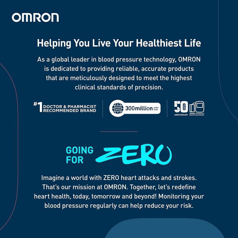 slide 8 of 9, Omron Series 7 Upper Arm Blood Pressure Monitor, 1 ct