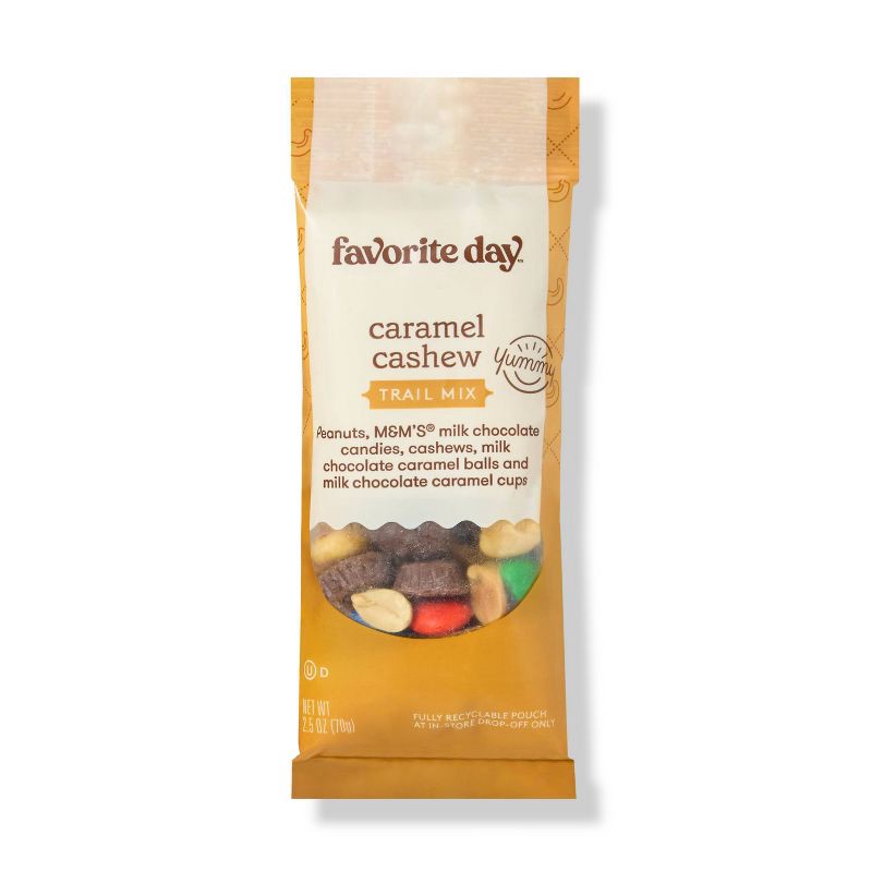 slide 1 of 2, Caramel Cashew Trail Mix - 2.5oz - Favorite Day™, 2.5 oz