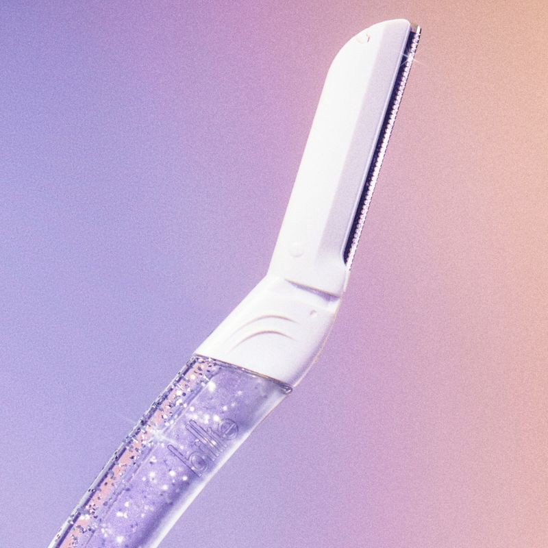 slide 2 of 9, Billie Sparkle Dermaplaning Starter Kit - Reusable Handle + 3 Refill Blades, 1 ct