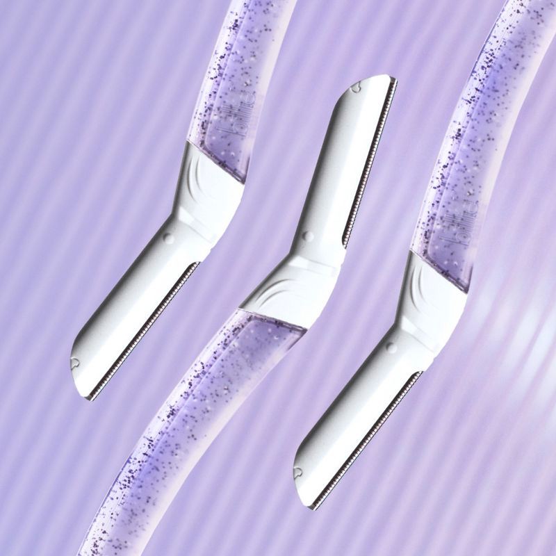 slide 5 of 9, Billie Sparkle Dermaplaning Starter Kit - Reusable Handle + 3 Refill Blades, 1 ct