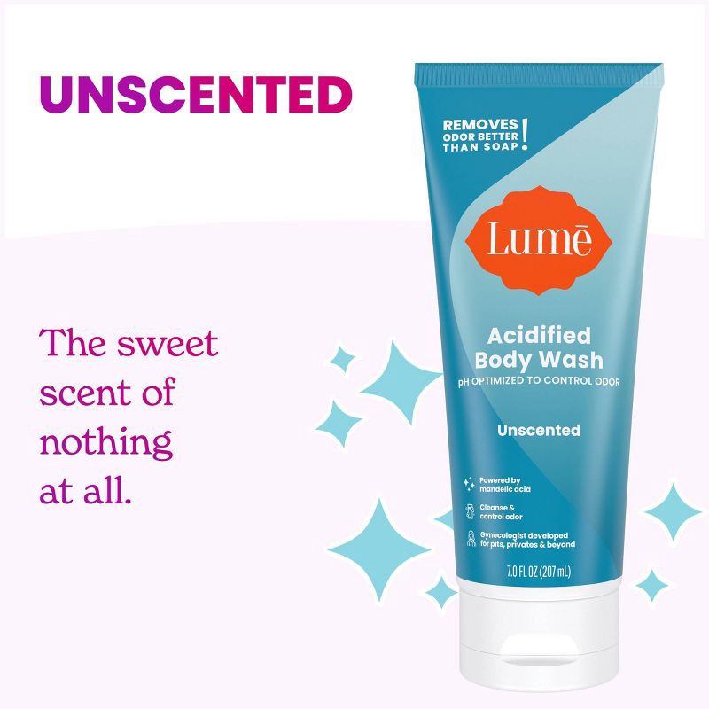 slide 8 of 9, Lume Body Wash - Unscented - 7oz, 7 oz