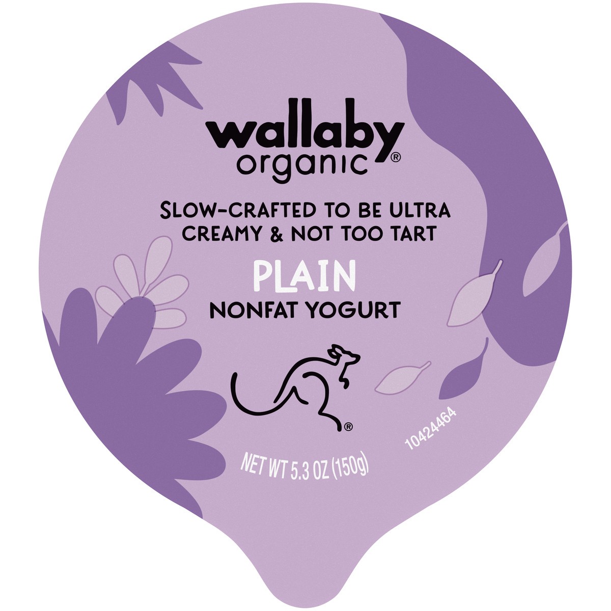 slide 8 of 9, Wallaby Organic Aussie Greek Nonfat Yogurt, Plain, 5.3 oz. USDA Organic, 5.3 oz