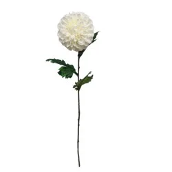 Haven & Key White Dahlia Faux Botanical Stem