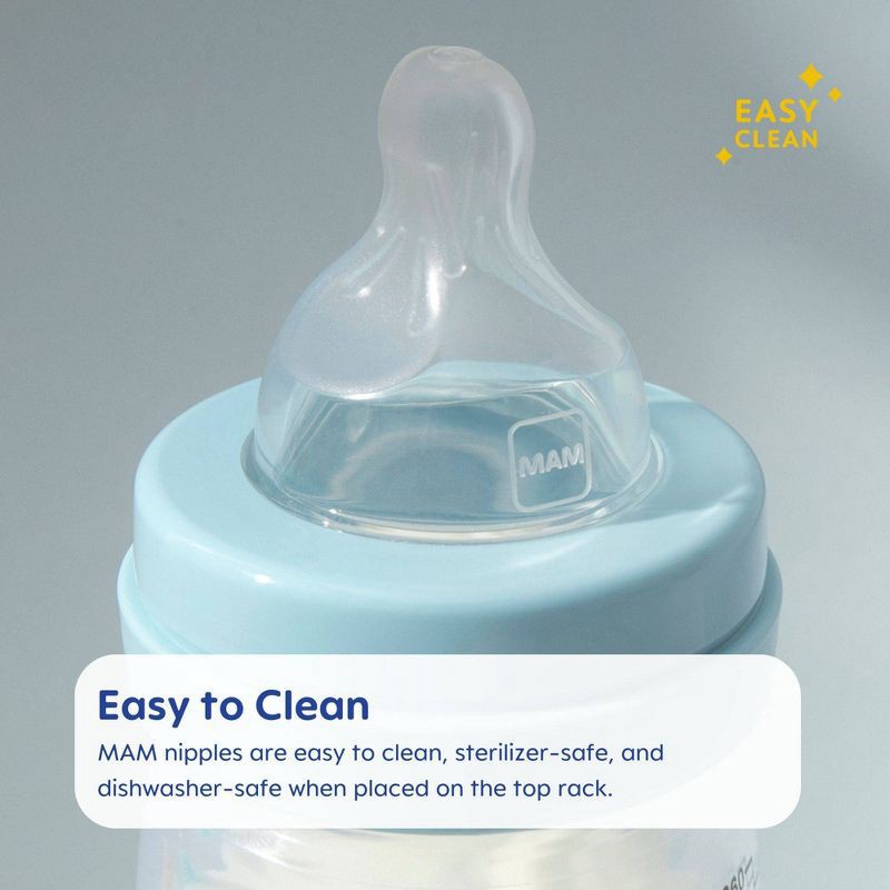 slide 7 of 7, MAM Medium Flow Bottle Nipples - 2pk, 2 ct