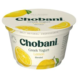 Chobani Lemon Blended Low Fat Greek Yogurt - 11g Protein 5.3oz