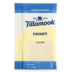 Tillamook Havarti Thin Cheese Slices - 7oz/10 slices