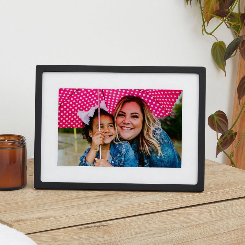 slide 7 of 8, Skylight 10" Digital Photo Frame - Black: Wi-Fi Enabled, Wall Mountable, 1280 x 800 Resolution, 1 ct