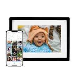 Skylight 10" Digital Photo Frame - Black: Wi-Fi Enabled, Wall Mountable, 1280 x 800 Resolution