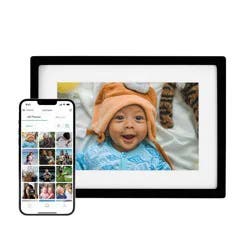 Skylight 10" Digital Photo Frame - Black: Wi-Fi Enabled, Wall Mountable, 1280 x 800 Resolution