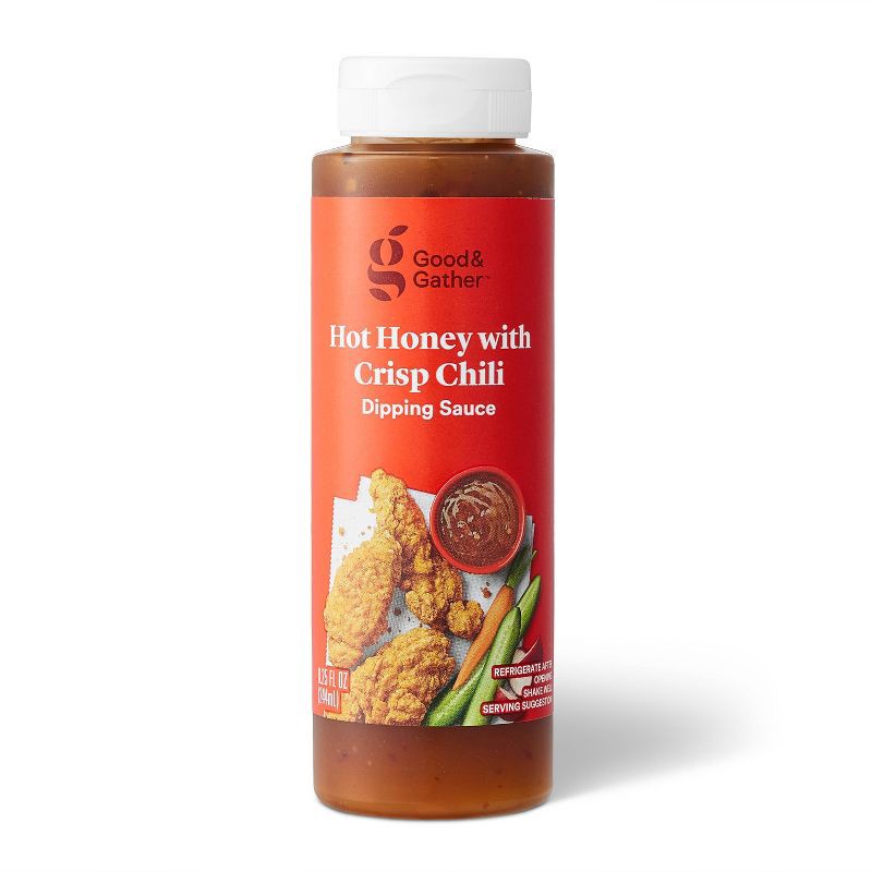 slide 1 of 5, Hot Honey and Crisp Chili Dipping Sauce - 8.25 fl oz - Good & Gather™, 8.25 fl oz
