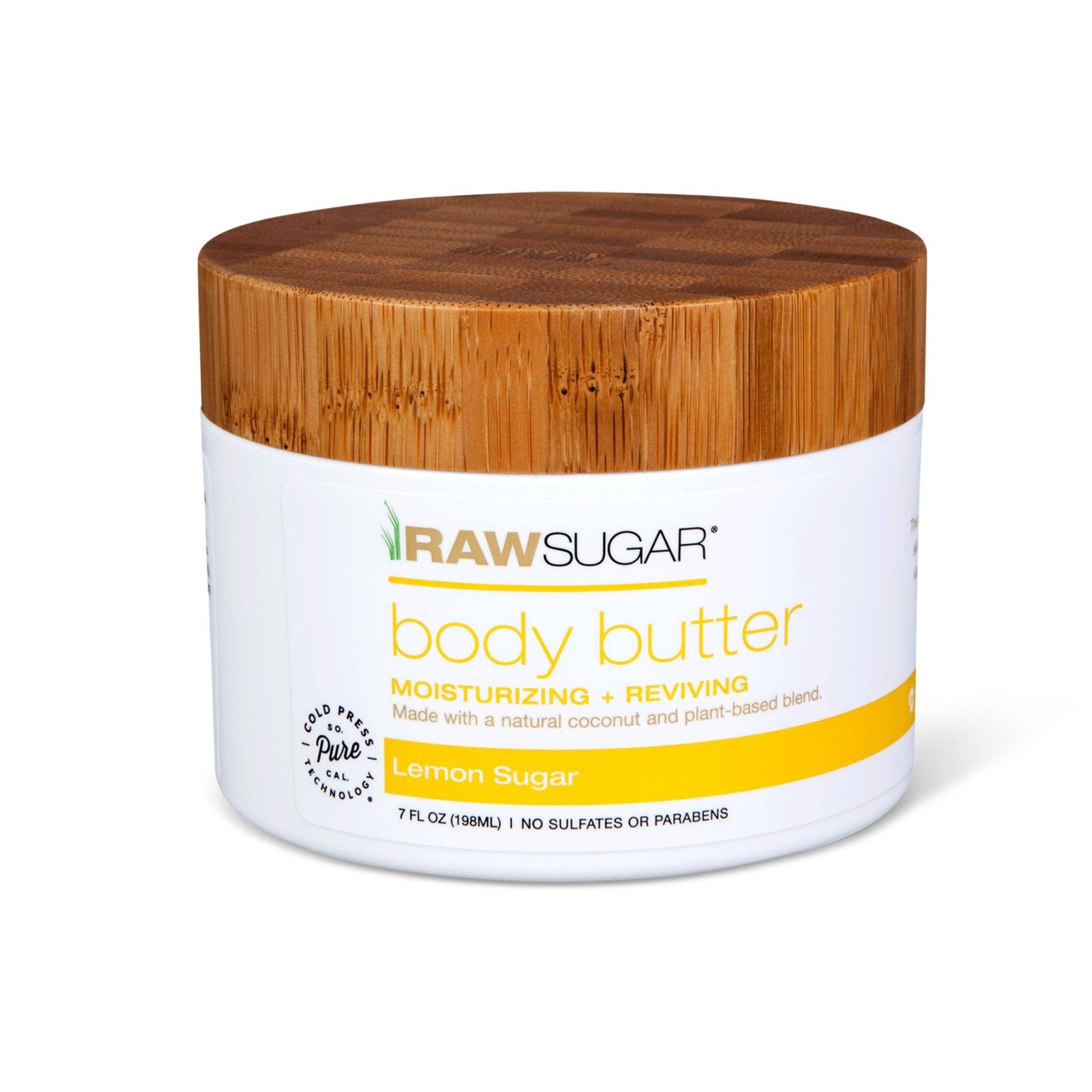 slide 1 of 2, Raw Sugar Lemon Sugar Body Butter, 7 oz