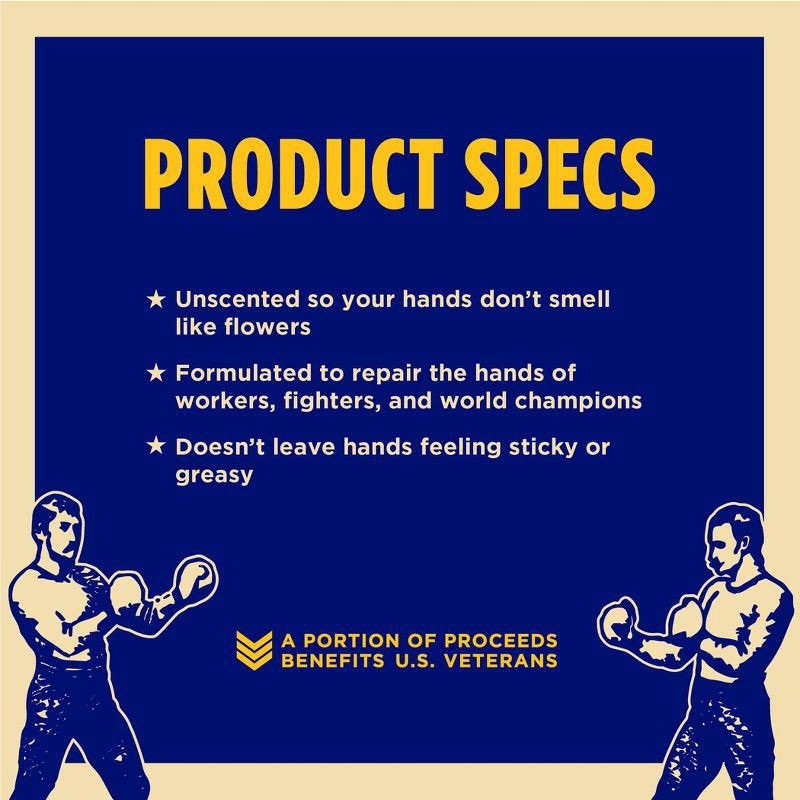 slide 4 of 5, Duke Cannon Supply Co. Duke Cannon Bloody Knuckles Hand Repair Balm - Fragrance Free Hand Lotion for Men - Trial Size - 3 oz, 3 oz