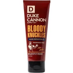 Duke Cannon Supply Co. Duke Cannon Bloody Knuckles Hand Repair Balm - Fragrance Free Hand Lotion for Men - Trial Size - 3 oz