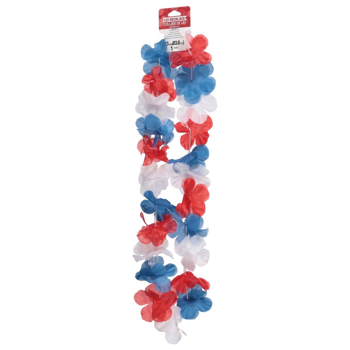 slide 9 of 9, Creative Converting Necklace, Lei, Patriotic, 1 Each, 1 ct