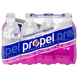 Propel Zero Sugar Electrolyte Water Beverage Berry 12 fl oz, 8 Count